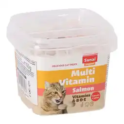 Van Cranenbroek Kattensnack multi vitamin salmon bites 100 gr Sanal aanbieding