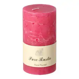 Van Cranenbroek Kaars 70 x 130 mm fuchsia O'malley aanbieding