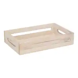 Van Cranenbroek Dienblad hout 18 x 28 x 6 cm white aanbieding