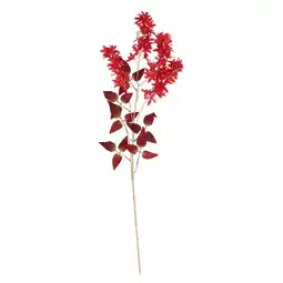 Van Cranenbroek Tak hanging flower rood 105 cm aanbieding