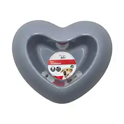 Van Cranenbroek Eet en drinkpot hart blauw 250ml aanbieding