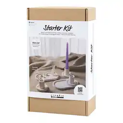 Van Cranenbroek Hobbyset hars gieten blauw roze wit kandelaar aanbieding