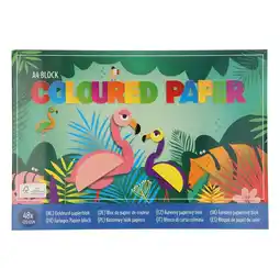Van Cranenbroek Papierblok gekleurd A4 48 stuks aanbieding