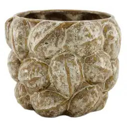Van Cranenbroek Vaas porselein bruin 16 x 12 cm aanbieding