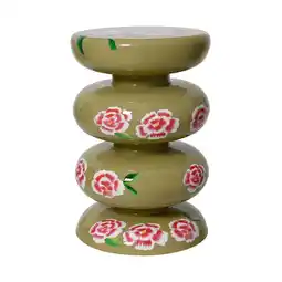 Van Cranenbroek Bijzettafel indoor flower groen 38 cm aanbieding