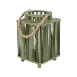 Van Cranenbroek Windlicht Genay groen 26 cm aanbieding