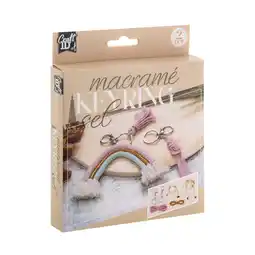 Van Cranenbroek Macrame sleutelhangers regenboog 2st aanbieding