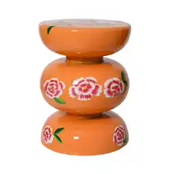 Van Cranenbroek Bijzettafel indoor flower oranje 36 cm aanbieding