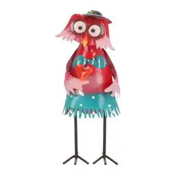 Van Cranenbroek Tuindecoratie vogel roze 26cm aanbieding