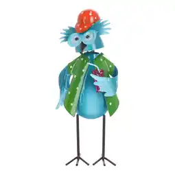Van Cranenbroek Tuindecoratie vogel blauw 27cm aanbieding