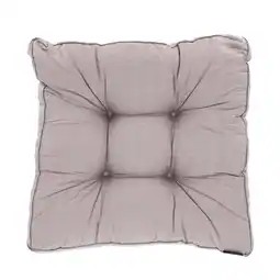 Van Cranenbroek Basic taupe lounge zitkussen 60 x 60 cm aanbieding