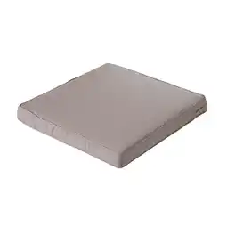 Van Cranenbroek Basic taupe zitkussen lounge lux 60 x 60 cm aanbieding