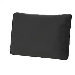 Van Cranenbroek Rib black rugkussen lounge soft 60 x 40 cm aanbieding