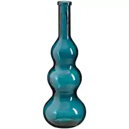 Van Cranenbroek Vaas Benito recycled blauw 75 x 26 cm aanbieding