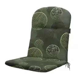 Van Cranenbroek Circle Green kuipkussen hoog 96 x 45 cm aanbieding