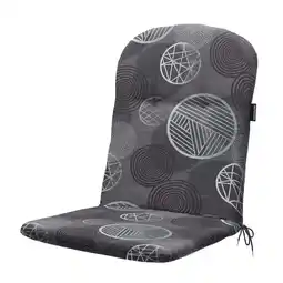 Van Cranenbroek Circle Grey kuipkussen hoog 45 x 96 cm aanbieding