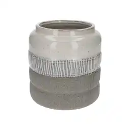 Van Cranenbroek Pot Brignat wit/grijs aanbieding