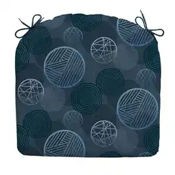 Van Cranenbroek Circle Blue zitkussen 46 x 48 cm aanbieding