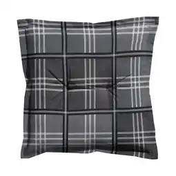 Van Cranenbroek Patchy grey hocker 50 x 50 cm aanbieding