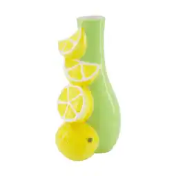 Van Cranenbroek Vaas limoen keramiek 14 x 12 x 28 cm aanbieding