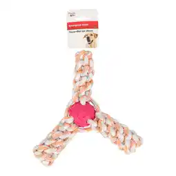 Van Cranenbroek Hondenspeelgoed Touw en bal tpr 28 cm aanbieding