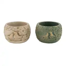 Van Cranenbroek Pot cement vogel 12 x 7 cm aanbieding