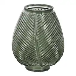 Van Cranenbroek Vaas glas Joelle groen 16 cm aanbieding