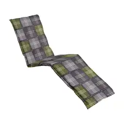 Van Cranenbroek Patchy olive ligbedkussen 200 x 65 cm aanbieding