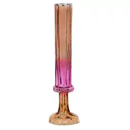 Van Cranenbroek Vaas gerecycled glas roze 33 cm aanbieding