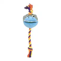 Van Cranenbroek Hondenspeelgoed draak met touw TPR 36 cm aanbieding