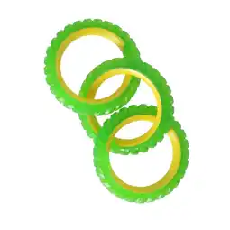 Van Cranenbroek Hondenspeelgoed TPR 3ring 29 cm geel/groen aanbieding
