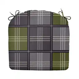 Van Cranenbroek Patchy olive zitkussen 46 x 48 cm aanbieding
