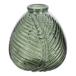 Van Cranenbroek Vaas glas Joelle groen 13 cm aanbieding