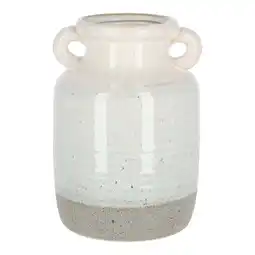 Van Cranenbroek Vaas Auzanne wit/grijs 21 cm aanbieding