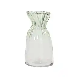 Van Cranenbroek Vaas gerecycled glas groen 25 cm aanbieding