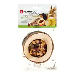 Van Cranenbroek Snack knaagdier fruitkom hout 120gr Smulti aanbieding