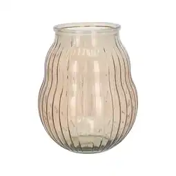 Van Cranenbroek Vaas Sandy bruin 35 cm aanbieding