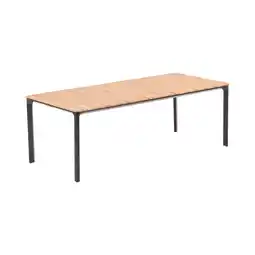 Van Cranenbroek Tafel Magliana 220 x 100 cm zwart aanbieding