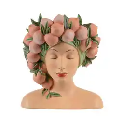 Van Cranenbroek Decoratieve pot vrouw perzik 23 cm aanbieding