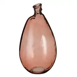 Van Cranenbroek Vaas Pinto gerecycled glas bruin 47 cm aanbieding
