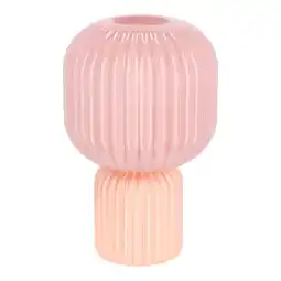 Van Cranenbroek Vaas glas 16 x 26 cm 2tone roze aanbieding