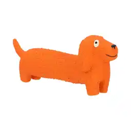 Van Cranenbroek Hondenspeelgoed hond oranje 28 cm aanbieding