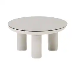 Van Cranenbroek Tafel bijzet Coltano 60 cm creme aanbieding