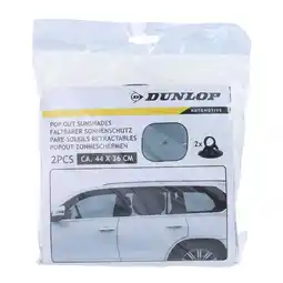 Van Cranenbroek Zonnescherm zwart 36x44cm 2st Dunlop aanbieding