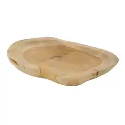Van Cranenbroek Tray teak organic 28 x 18 cm nc aanbieding