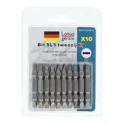 Van Cranenbroek Bit Sl4 tweezijdig 6.35 x 50 mm 10 stuks aanbieding