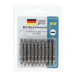 Van Cranenbroek Bit Sl5 tweezijdig 6.35 x 50 mm 10 stuks aanbieding