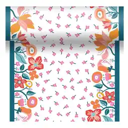 Van Cranenbroek Tafelloper 40 x 480 cm 3-in-1 Vibrant Bloom aanbieding