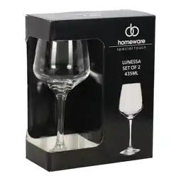 Van Cranenbroek Wijnglas 435 ml 2 stuks Homeware aanbieding