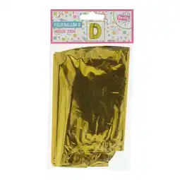 Van Cranenbroek Folieballon 35 cm letter D goud aanbieding